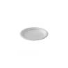 Plato plano desechable de pasta biodegradable cm 17,5