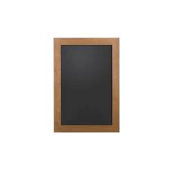Tableau noir en MDF et cadre en noyer 40x55 cm
