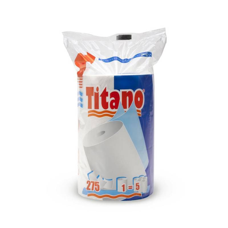 Rollo de papel de cocina Titan 275 hojas