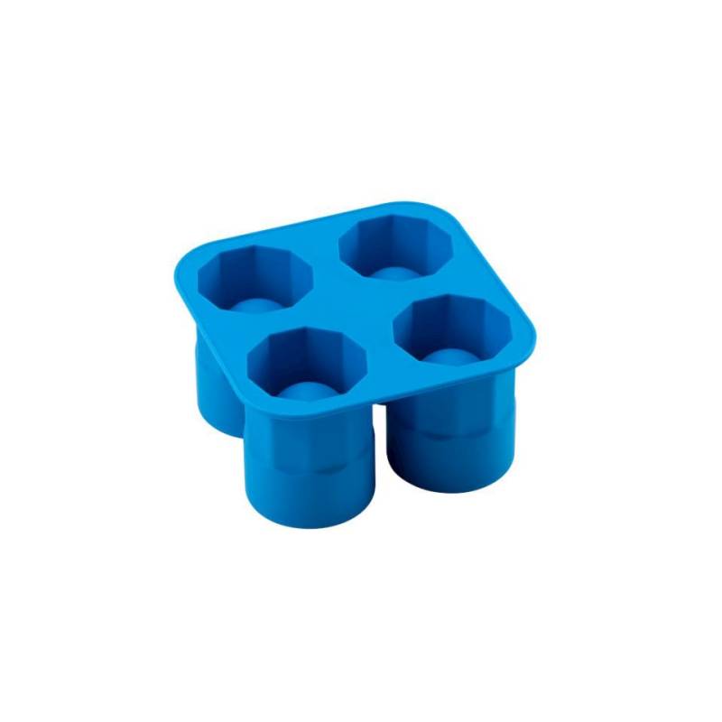 Moule à glace en silicone bleu 12x12x6 cm