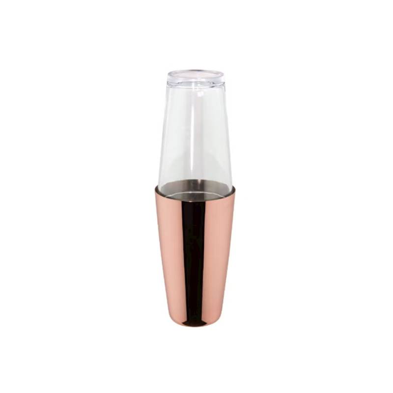 Boston 2 pièces Ilsa en acier inoxydable cuivré et verre cl 70