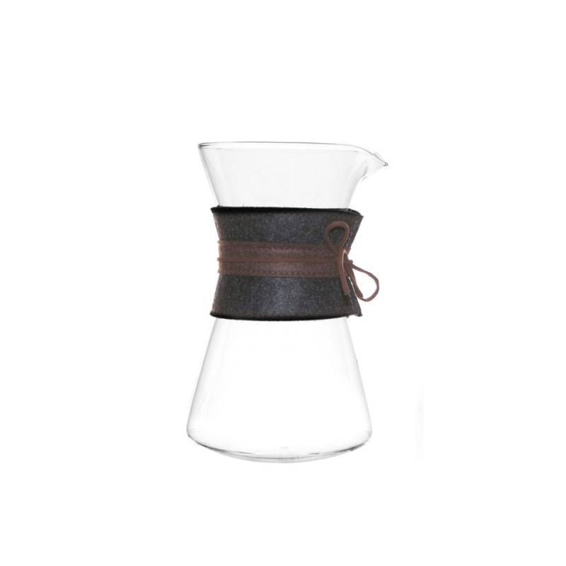Cafetera de cristal Ilsa para café americano con banda de tela cl 90