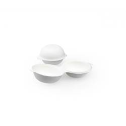 Minicontenedor para hamburguesas Bagasse 9x6 cm
