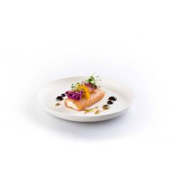 Plato plano redondo en bagazo cm 12