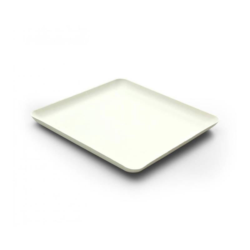Placa plana cuadrada de bagazo de 20 cm