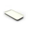 Plateau rectangulaire en bagasse 20x12 cm