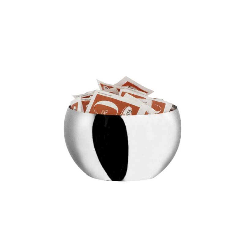Porte-sachets de sucre Bol en acier inoxydable 15,5 cm