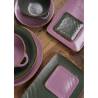 Mediterraneo Novità Home pink ceramic flat plate 7.87 inch