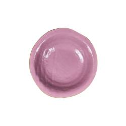 Piatto fondo Mediterraneo Novità Home in ceramica rosa cm 24