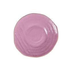Plato de cerámica Mediterranean Novelty Home rosa cm 27,5
