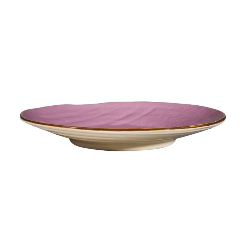 Mediterraneo Novità Home pink ceramic dinner plate 10.82 inch