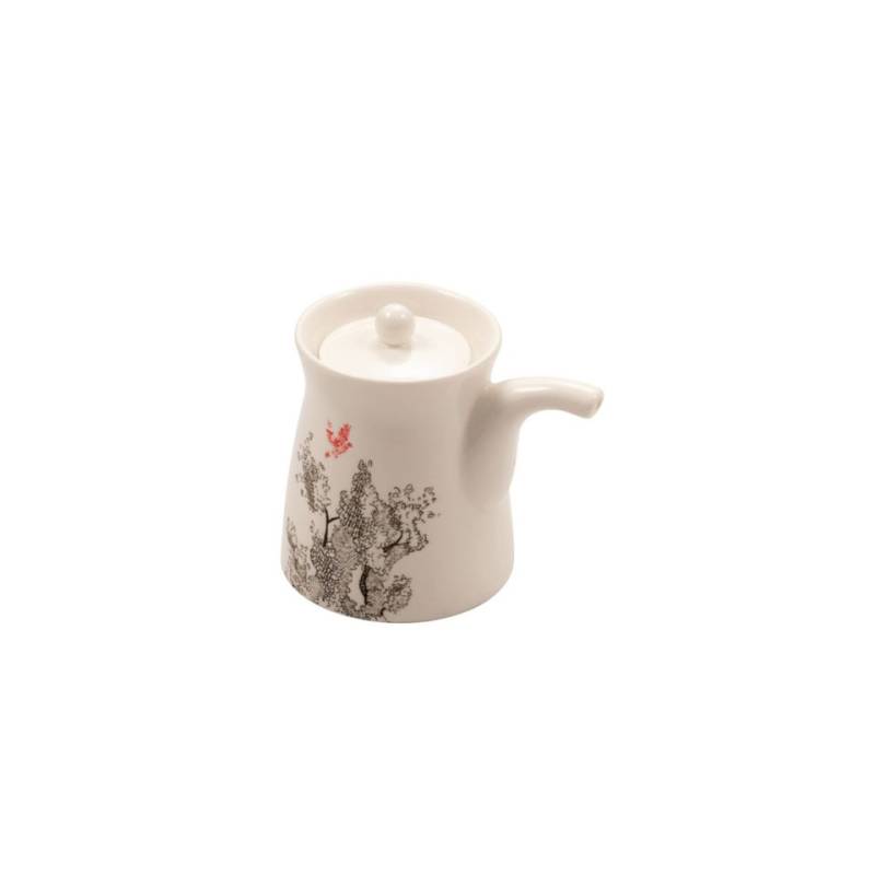 Pot à lait en porcelaine de Kerasia avec décor de sakura cl 18