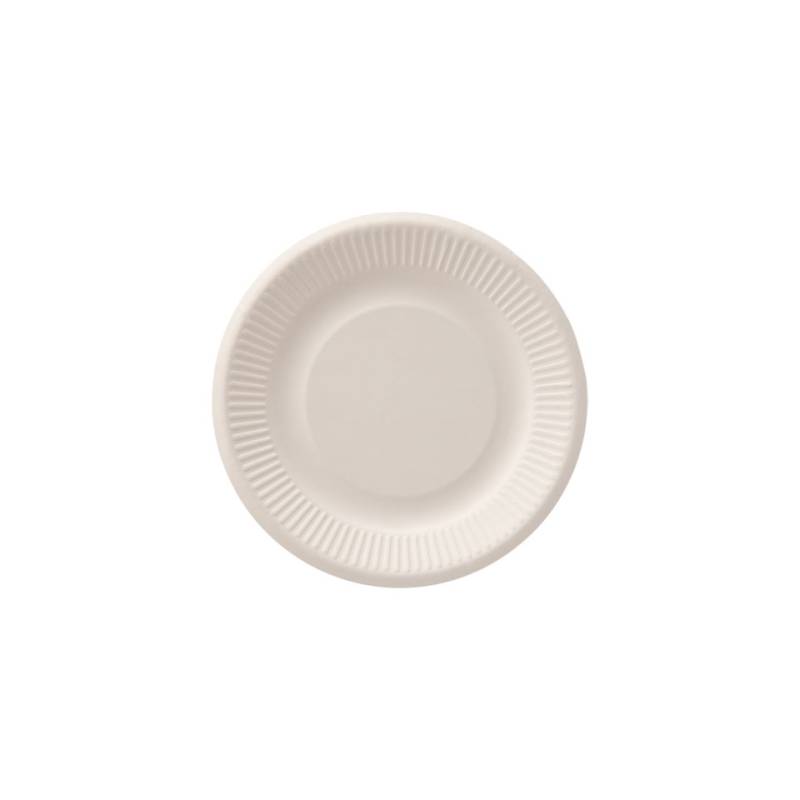 Plato plano Elegance en bagazo cm 18