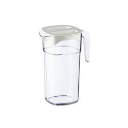 Pichet empilable avec couvercle en polycarbonate lt 1,8