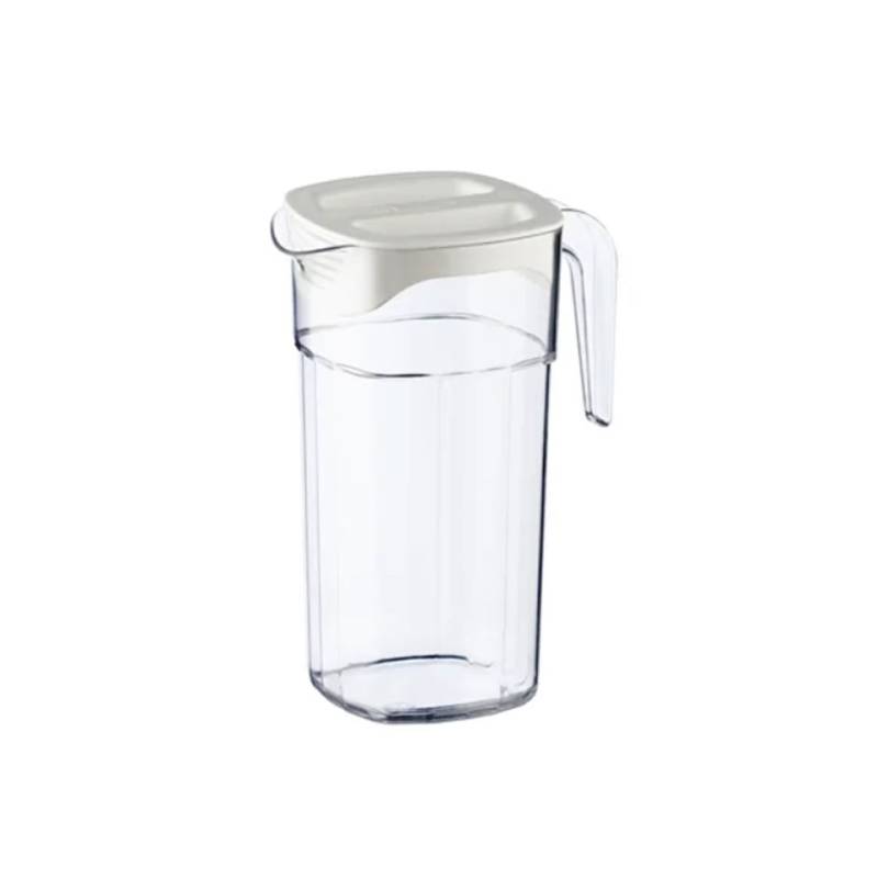 Pichet empilable avec couvercle en polycarbonate lt 1,8
