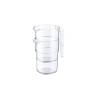 Jarra apilable con tapa de policarbonato lt 1.8