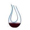 Carafe en verre soufflé Amadeo Riedel avec décoration bleue cl 75