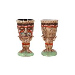Tasse Kichwa Tiki en porcelaine colorée cl 27
