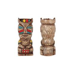 Bosi taza Tiki de porcelana multicolor cl 40