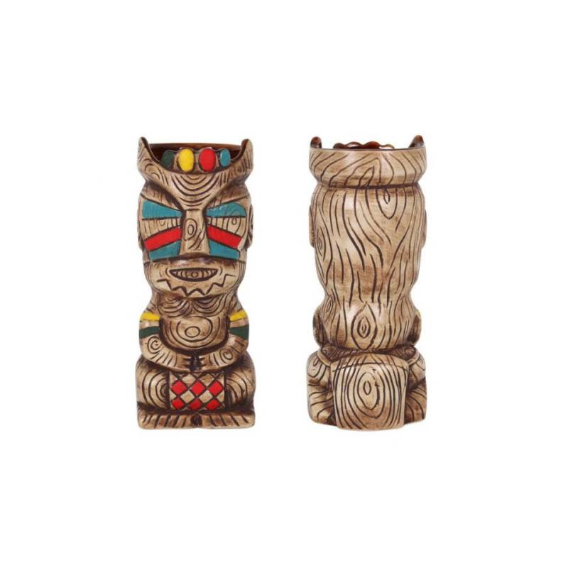 Bosi taza Tiki de porcelana multicolor cl 40