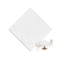 Airspun Low en blanc TNT 100x100 cm