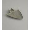 Plato Vanga Terra Radici de porcelana menta fundida 26x21,5 cm