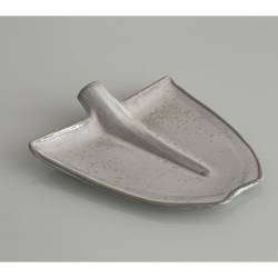 Terra Radici plat à pelle en porcelaine glace sèche 26.5x25 cm