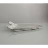 Plato pala Terra Radici de porcelana hielo seco 26,5x25 cm