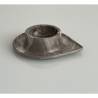 Plato Vulcano Stone de porcelana de piedra jaspeada 24x20x6 cm