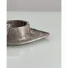 Plato Vulcano Stone de porcelana de piedra jaspeada 24x20x6 cm