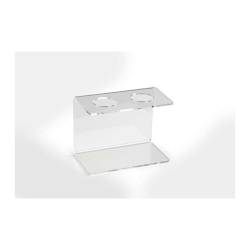Porte-cônes à 2 trous en plexiglas transparent