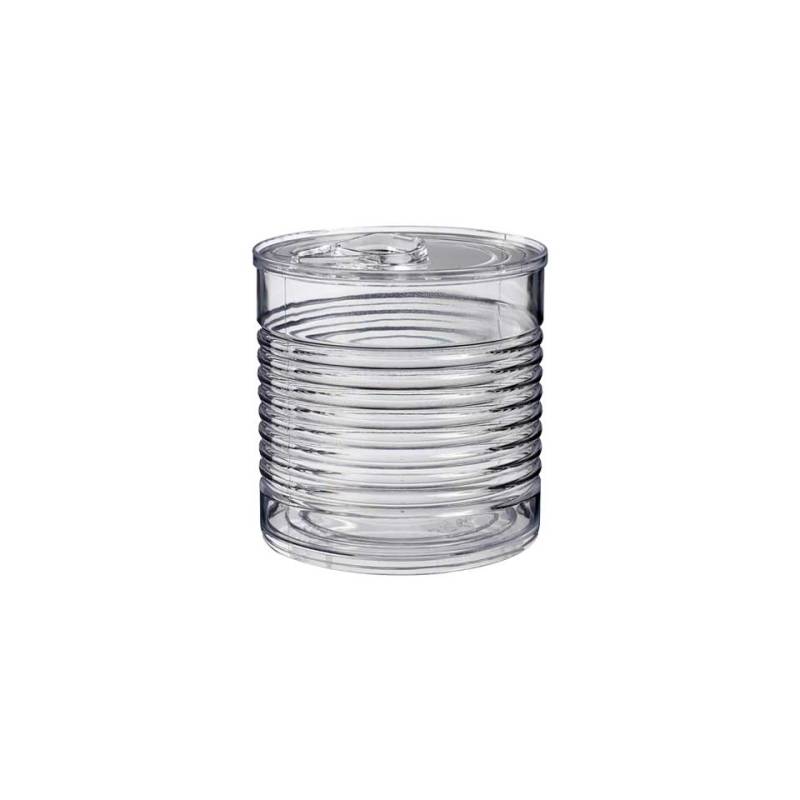 Mini tarro de conservas con tapa de plástico transparente cl 11
