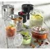 Mini tarro de conservas con tapa de plástico transparente cl 11