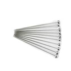 Brochetas de acero inoxidable para cóctel 10,8 cm