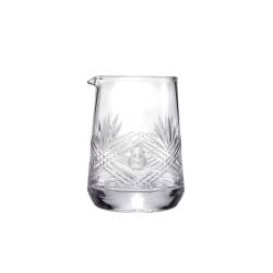 Verre à mélange décoré d'une large base en verre cl 75