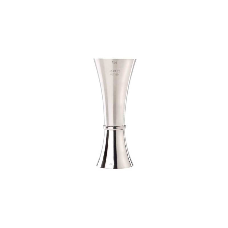 Jigger acampanado de acero inoxidable 1-2 oz.