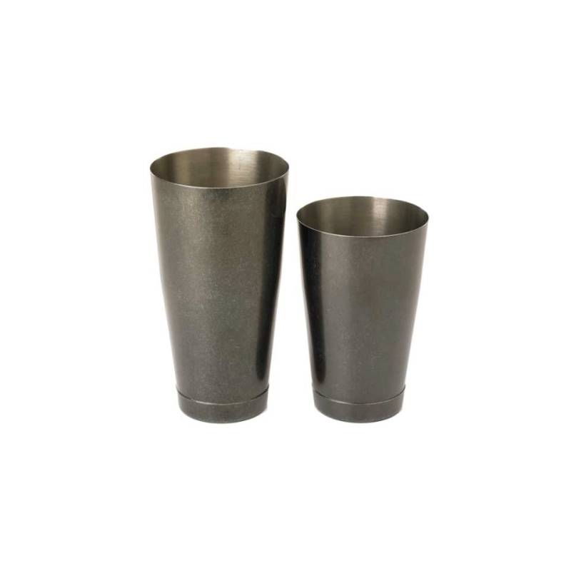 Shaker Boston 2 pièces acier inoxydable noir vintage cl 56-83