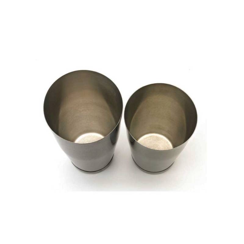 Boston shaker 2 piezas acero inoxidable negro vintage cl 56-83