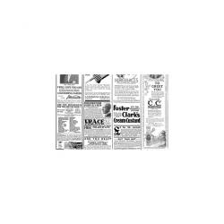 Feuilles de papier décoratif Times 30x20 cm