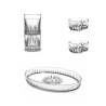 Juego Waf Milano con bandeja, tazas y vasos