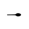 Refork cuchara de madera negro cm 17