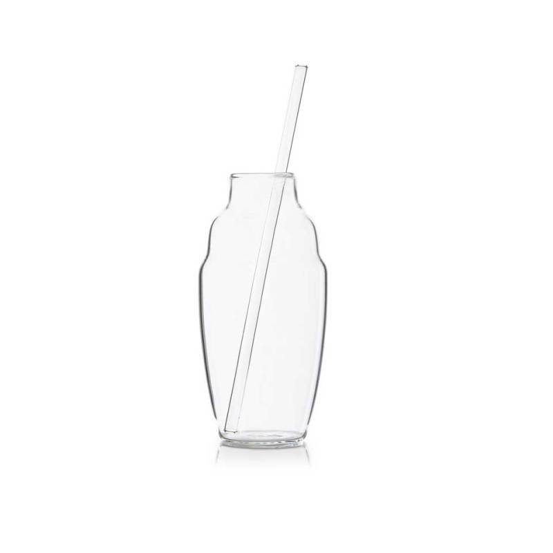 Shaker à cocktail 100% verre Chef avec paille cl 16