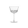 Coppa fizz Roma 1960 Bormioli Luigi en vidrio transparente cl 26