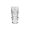 Tasse Maori Tiki en verre transparent cl 40