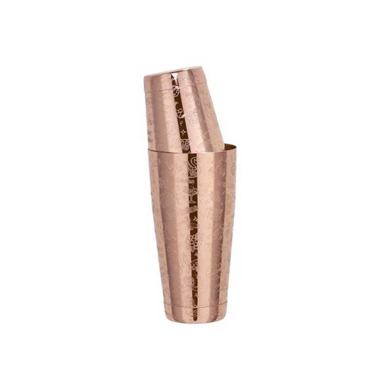 Shaker Boston 2 pièces équilibré Collabo cuivre acier inoxydable