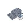 Plateau avec grille en plastique gris et blanc cm 33x22,7x1,4