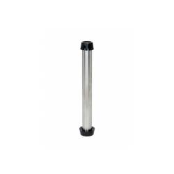 Tubo rebosadero universal de acero inoxidable 27 cm