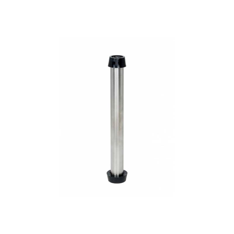 Tubo rebosadero universal de acero inoxidable 18 cm