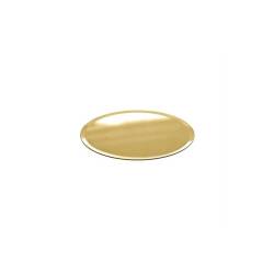 Plato redondo espejo oro vintage 15 cm