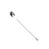 Cuchara de bar acodada con gota de acero inoxidable 30 cm